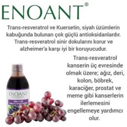 RESETİN (ENOANT) SİYAH ÜZÜM KABUK VE ÇEKİRDEK EKSTRESİ
