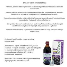 RESETİN (ENOANT) SİYAH ÜZÜM KABUK VE ÇEKİRDEK EKSTRESİ