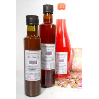 ORGANİK SERTİFİKALI GÜLLERDEN ÜRETİLEN SİRKE 250 ML