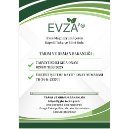 EVZA’ MAGNEZYUM KOMPLEKS 60’LI KAPSÜL