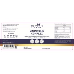EVZA’ MAGNEZYUM KOMPLEKS 60’LI KAPSÜL