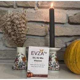 EVZA’ KABAK ÇEKİRDEĞİ YAĞLI D VİTAMİNİ D3K2 20 ML 400 DAMLA